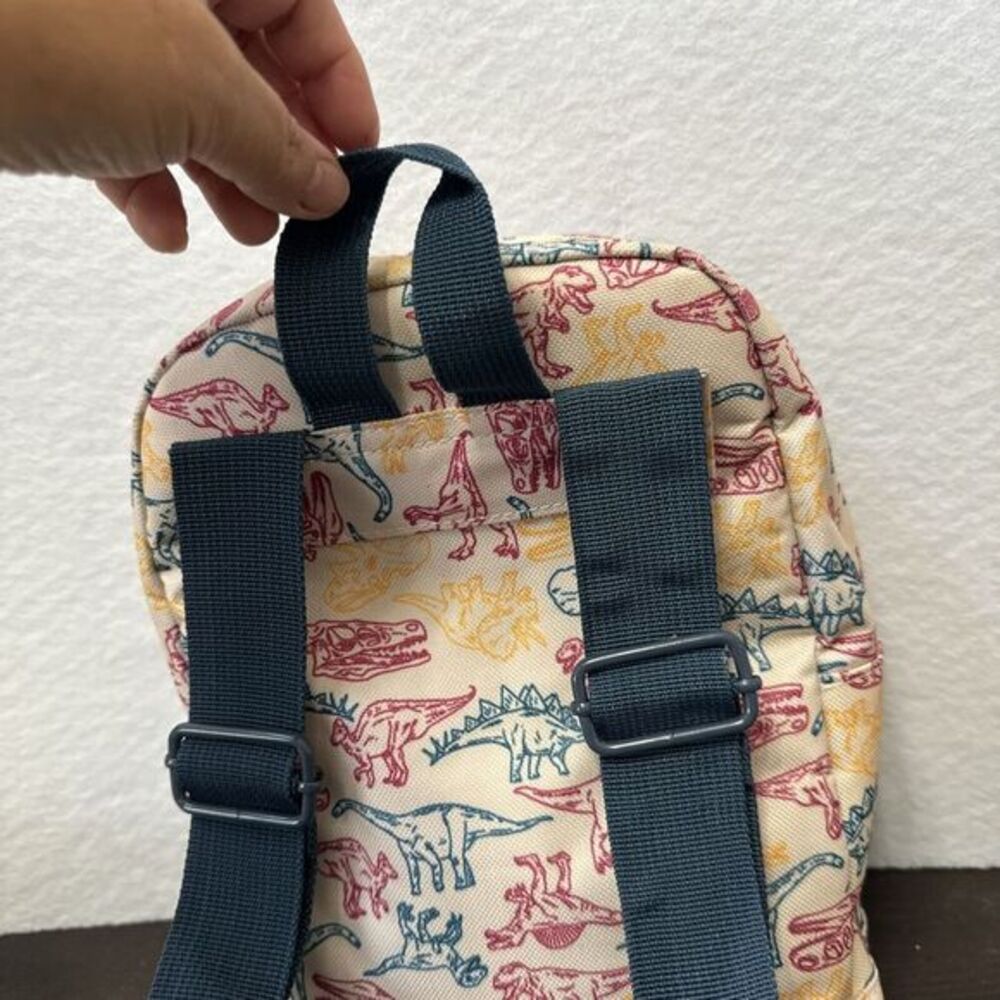 Target Brand Kids Dinosaur Backpack Small‎ Blue 11.5x8.5"x3.5" - Picture 4 of 16